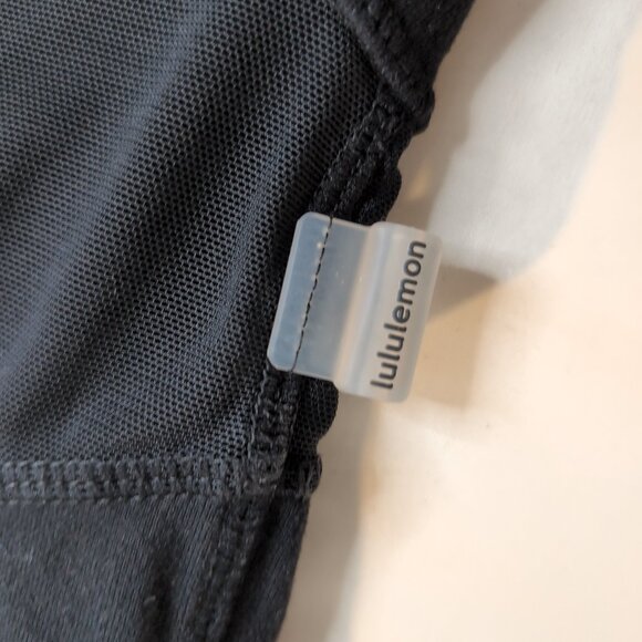 Lululemon Women's Black Tank Top VNeck Mesh, Small - Picture 5 of 8